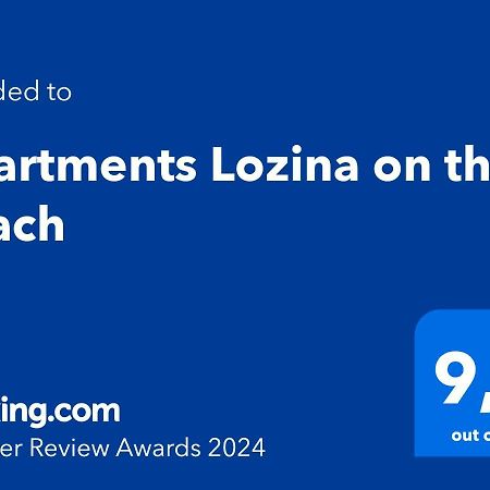 Apartments Lozina On The Beach Omis Bagian luar foto